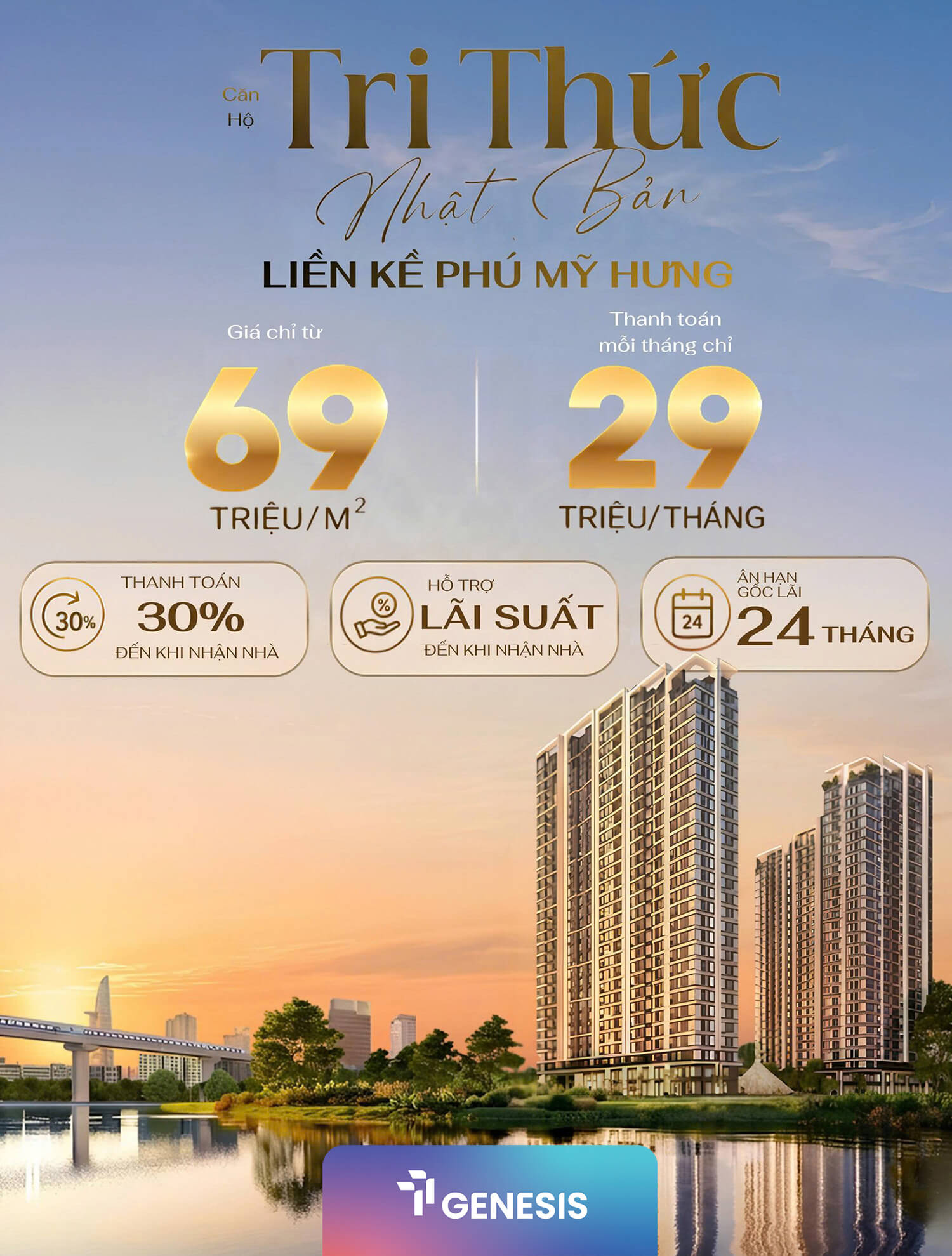 TT GENESIS CAPITAL NHÀ BÈ CHIẾT KHẤU HẤP DẪN TỪ CĐT TT GENESIS CAPITAL NHÀ BÈ CHIẾT KHẤU HẤP DẪN TỪ CĐT